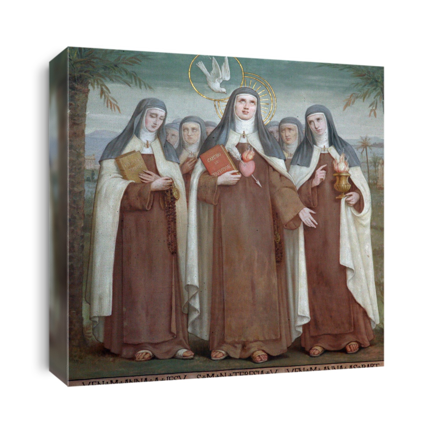 Bl. Anne of Jesus, Saint Teresa of Avila and Bl. Anne of St. Bartholomew, Saints, The Church Stella Maris, Haifa, Israel